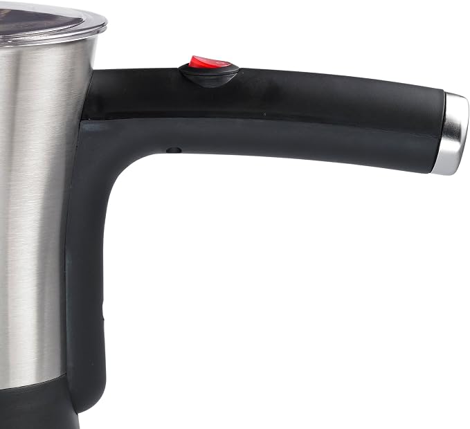 Brentwood Appliances TS-117S Electric Turkish Coffee Maker, 4-Cup, Stainless Steel/Black