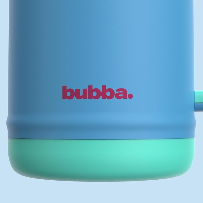 bubba 52 oz Insulated Stainless Steel Water Keg - Large Reusable Water Bottle Drinking Jug - Insulated Keg for Everyday Hydration, Lead-Free and BPA-Free, Blue Ribbon
