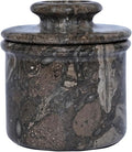 Oceanic Butter Keeper, Round Marble Butter Dish, 4 inches, 3.5 inch Diameter