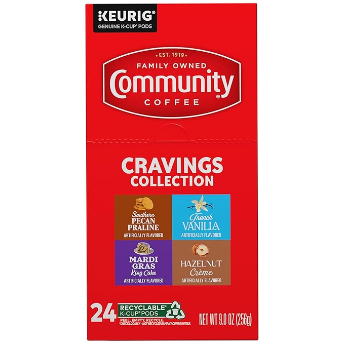 Community Coffee Cravings Collection Variety Pack, 24 ct K-Cup® Pods (Pack of 1)