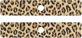 Kitchen Sink Splash Guard 2 PCS 30 Inch Sink Faucet Mat Splash Guard for Bathroom Countertop Water Absorbent Foldable Cuttable Soft Washable Classical Leopard Print