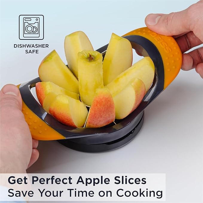 Deiss Lux Heavy Duty Pizza Cutter and Deiss PRO Apple Slicer & Apple Corer Tool