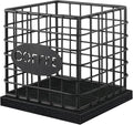 YINMIT K Cup Holder Organizer, Sturdy Coffee Pod Holder Organizer, 35 Kcup Large Capacity Storage Basket for Kitchen Counter and Office Desktop (Black-Square)