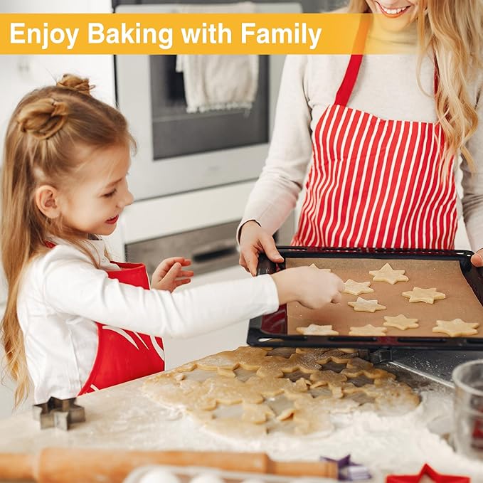 400 PCS Parchment Paper Sheets - OAMCEG 12x16 Inch Unbleached Pre-Cut Parchment Paper, No Chemical Non-Stick with a Silicone Brush, for Baking Grilling Bread Cup Cake Cookie