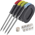 SafBbcue Meat Probe,4-Pack Compatible with Weber Ambient Temperature Probe for Smart iGrill and Connect Smart Grilling Hub Waterproof, Compatible with Weber iGrill 2, iGrill 3 or iGrill Mini