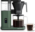 Kismile 8-Cup Coffee Maker, SCA Certified Hot & Cold Brew Coffee Machine, 6-Min Quick Brew, Magnetic Anti-Drip, Adjustable Flow Control, Keep Warm, Dishwasher Safe, DIY Manual Mode, Olive Green