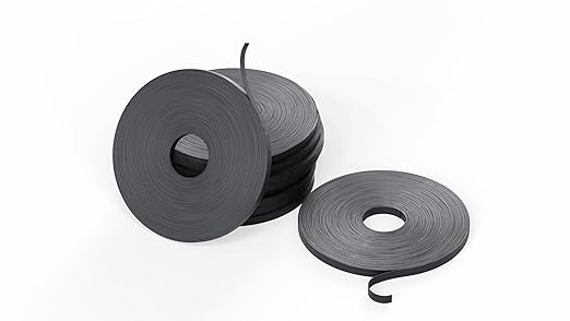 Master Magnetics ZGN40S4.0 Flexible Magnet Strip, Plain, No Laminate, 1/16" Thick, 1" Height, 100 Feet Scored Every 4", 1 Roll with 297-1" x 4" Pieces