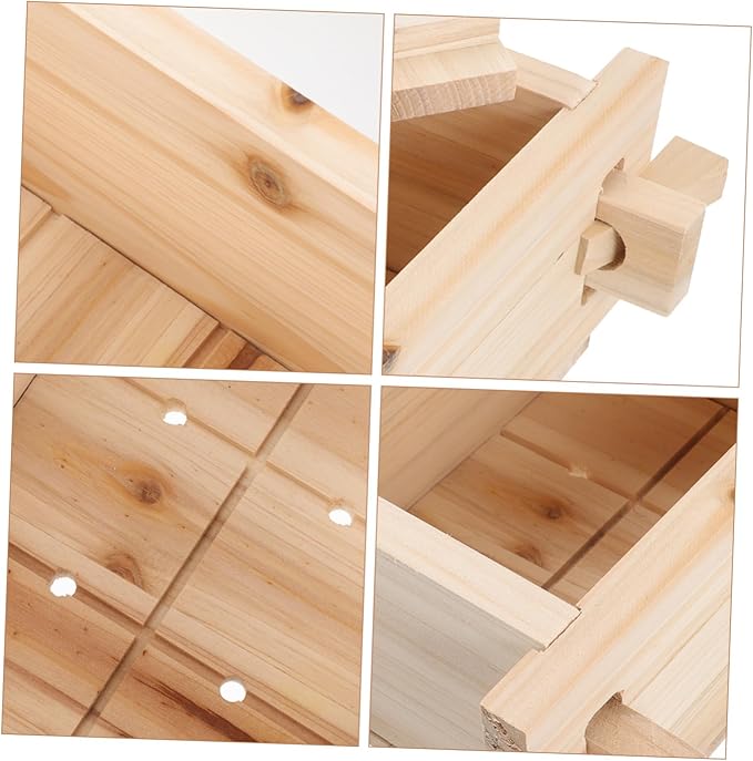 SHOWERORO Homemade Tofu Press Maker Tofu Mold for Bean Curd Easy to Assemble for Home Use for Sushi Press