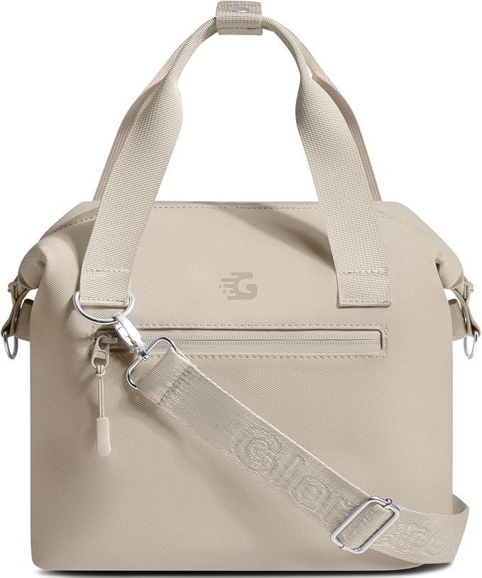GLORIEROO Pastel Lunch Box Women | Insulated Soft Waterproof Leakproof Lunch Bag Cooler | Adjustable Strap | BPA-Free