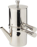 Ilsa Neapolitan Coffee Maker, Stainless Steel, Silver, 1-2 Cups