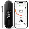 Ultrean Smart Wireless Meat Thermometer for Grilling, Instant Read Digital Thermometer, Independent-Control Magnetic Base & Thin Probe, Accurate Temperature Alerts for BBQ, Oven, Smoker, Air Fryer