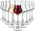 Remerry 3.5oz Grappa Glass, Set of 12 - Crystal Glass Stemware Spirit Glassware Tulip Shaped for Home and Restaurant Bar, Serving Liqueur, Champagne, Limoncello Cordial, Aperitif