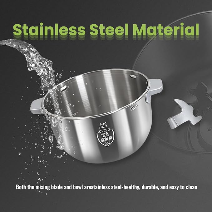 7L/7.37qt Dough Maker with Ferment Function, Electric Dough Maker, Kitchen bread kneading machine pizza dough maker, for Bread Pizza Dumpling Dough (7L)