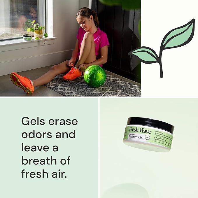 Fresh Wave Odor Removing Gels Bundle: Original Scent 3-Pack 7oz. & 63oz. Gel Refill