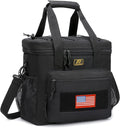 ATRIPACK Lunch Box for Men, Tactical Lunch Bag MOLLE Webbing Leakproof Insulated Large Lunch Cooler Women Adult Meal with Adjustable Shoulder Strap Durable Lunch Pail (Black)