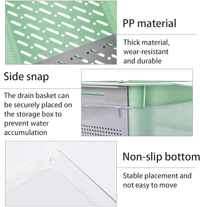 Plastic Dish Drying Rack for Kitchen Counter, Anti-Slip Dish Drainer Over the Sink, Extendable Dish Rack Cutlery Holder(Pink)