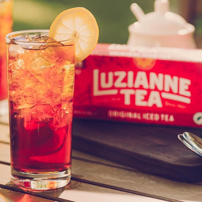 Luzianne Unsweetened Iced Tea Bags, Family Size, 24ct Box (Pack of 1)