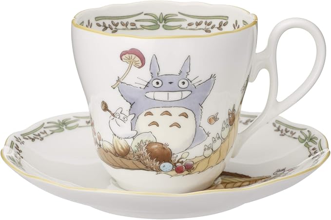 Noritake TT97889/4924-3 My Neighbor Totoro, Microwave Safe, 1 Guest, Bone China