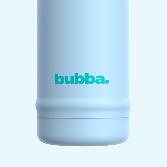 bubba 18 oz Dualsip Insulated Stainless Steel Water Bottle with Straw - Reusable, Leakproof, Lightweight, Dishwasher Safe, Lead-Free and BPA-Free, Daydreamin'