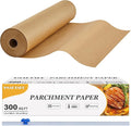 SMARTAKE Parchment Paper Roll for Baking, 12 in x 300 ft, 300 sq.ft, Non-Stick Baking Paper Sheets with Slide Cutter, Heavy Duty Extra Long, for Kitchen Baking Cooking Grilling Steaming, Unbleached