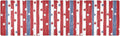 2-in-1 Table Runner Trivet for Hot Dishes Heat Resistant Hot Plate Mat Pad 39x12 Inch Waterproof Table Protector Trivets for Countertop Decorative Red and Blue Stars Independence Day