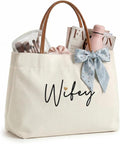 Bride Tote Bag, Embroidered Canvas Wedding Essential Tote, Bridal Shower Engagement Bachelorette Beach Bag