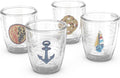 Tervis Ol' Time Maritime Boating Collection Made in USA Double Walled Insulated Tumbler Travel Cup Keeps Drinks Cold & Hot, 12oz - 4pk, Classic