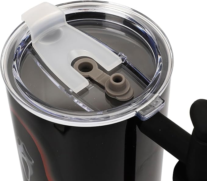 Bioworld Ghostface Text and Logo 40 Oz. Stainless Steel Tumbler With Dagger Handle