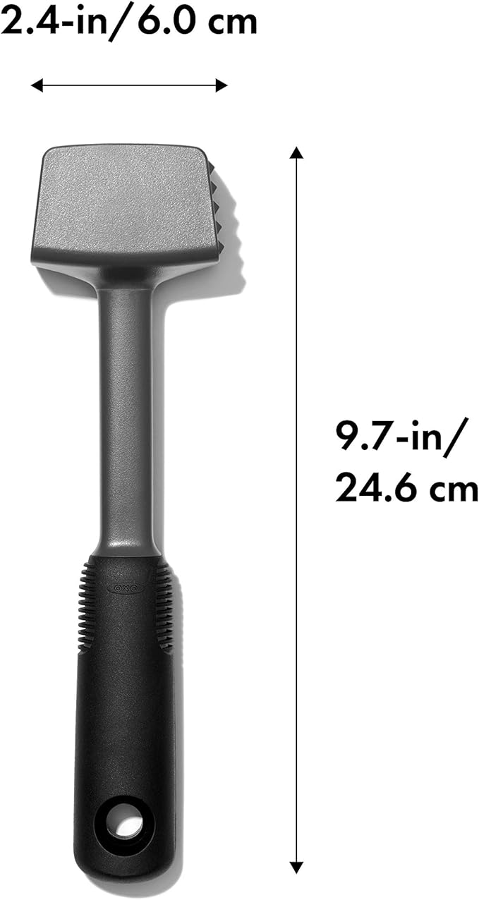 OXO Good Grips Meat Tenderizer and Silicone Basting Brush Bundle
