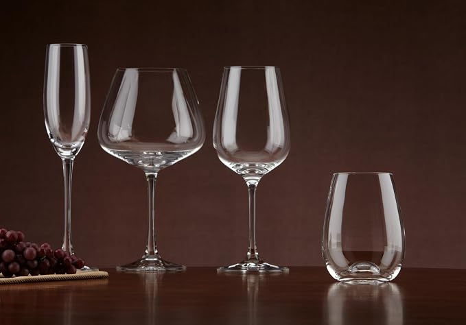 Lenox Tuscany Classics Stemless Glass Set, Buy 4 Get 6, 2.6 LB, Clear