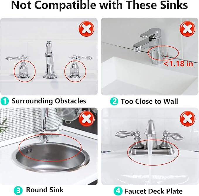 14.6'' Faucet Mat for Kitchen Sink [5°Slope Fast Self-draining] Kitchen Sink Splash Guard Silicone Kitchen Sink Faucet Mat Splash Guard for Kitchen Sink Area Tidy Splash Faucet Guard Draining Mat