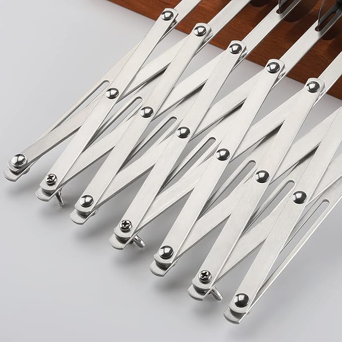 7 Wheel Pastry Cutter Roller Stainless Steel Pizza Slicer Multi-Round Dough Cutter Adjustable Ravioli Pizza Noodle Cutter Wheel