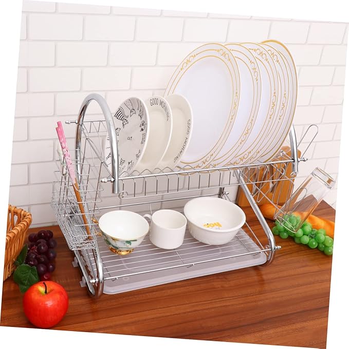 Zerodeko Dish Drying Rack Over The Sink Dish Drying Rack Organizer Storage Holder Chopsticks Cup Holder