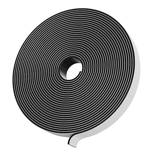 Master Magnetics Roll-N-Cut Flexible Magnetic Tape Refill - Magnet Strips with Strong Adhesive Backing for Walls, Boards, and More - 1/16" Thick - 1/2" W - 15 Ft - 1 Roll
