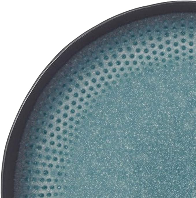 Pfaltzgraff 5267773 Maddox 12-Piece Dinnerware Set, teal