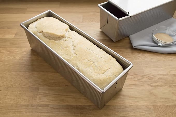 USA Pan Pullman Loaf Pan, 9 x 4 x 4, Aluminized Steel (Pack of 3)