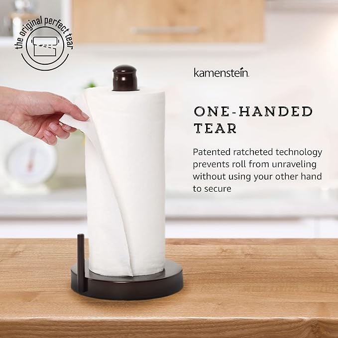 Kamenstein Perfect Tear Paper Towel Holder, 13-Inch, Bronze