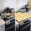 Decorative Electric Stove Top Covers, Heat Resistant Silicone Stove Cover Mat, Stove Top Protectors for Electric Flat Glass Stoves, Adds Extra Counter Space for Small Kitchens and Apartments