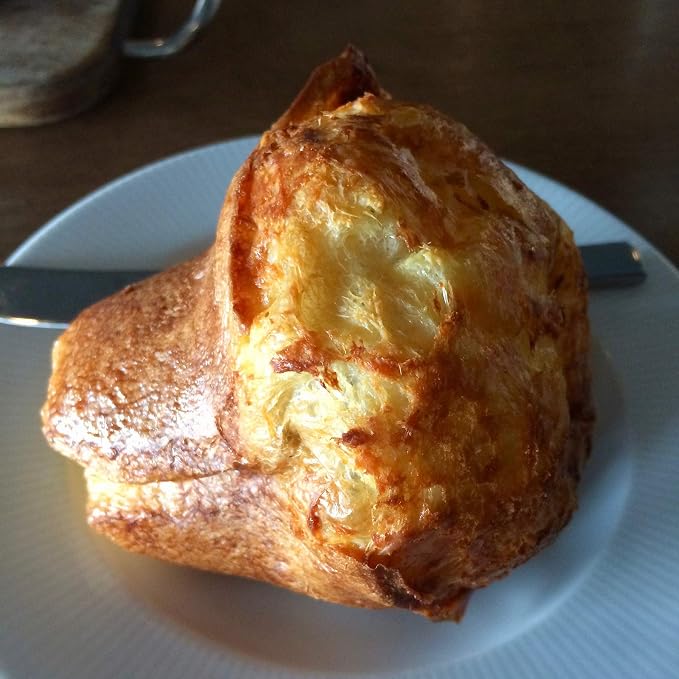 Fox Run Non-Stick Popover Pan, 6 Cup Yorkshire Pudding Pan, Grey | Bake Popovers & Yorkshire Pudding | Easy Release Nonstick | Consistent Results | 6 Cup Pop Over Baking Pan | Baking Gadget