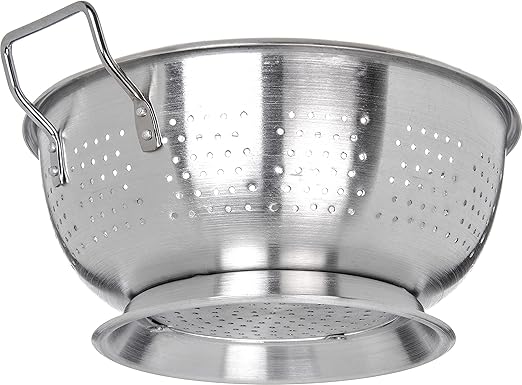 Carlisle FoodService Products 60279 Dura-Ware Standard Weight Commercial Colander, 11 Quart (Pack of 6)
