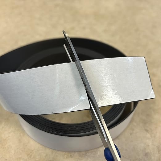 Master Magnetics Flexible Magnet Strip with Adhesive Back - 1/16" Thick, 1 1/2" Wide, 10' Long, 1 Roll, ZG60A-A10BX