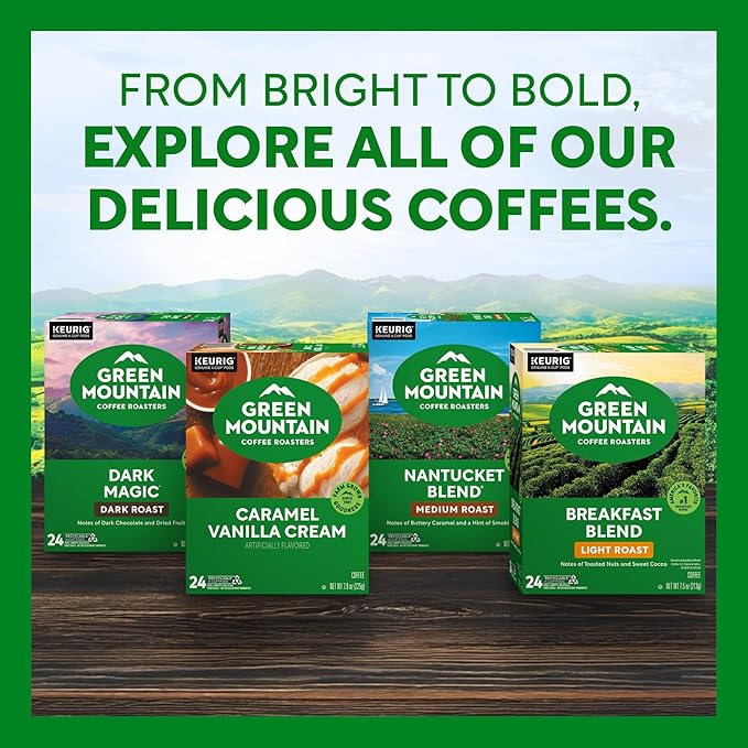 Green Mountain Coffee Roasters French Vanilla Coffee, Keurig Single-Serve K-Cup Pods, Light Roast, 48 Count