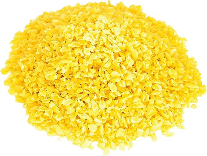 Basic Honey Beeswax Beads (1 lb) 100% All Natural from American Bees - Cosmetic Grade
