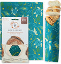 Bee's Wrap Beeswax Wraps for Bread - Beeswax Bread Wrap for Sourdough & Bread Storage - Plastic Free Made in USA Reusable Natural Food Wrap - Ocean