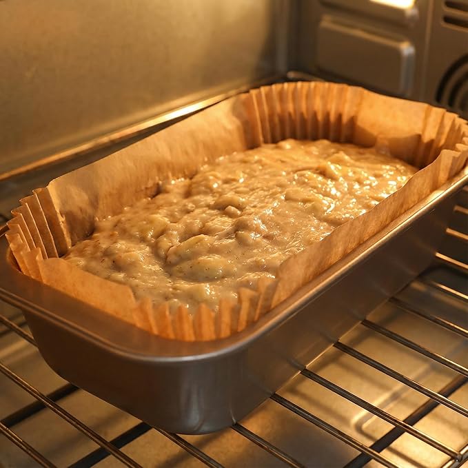 Loaf Pan Liners, 160Pcs Bread Pan Liners for Baking Bread 9x5, 9.5 x 5 Inch, Food Grade, Oil Proof, Heat Resistant, Non-Stick Disposable Parchment Paper for Oven, Air fryer, Pans, Baking