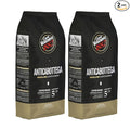 Caffe Vergnano Espresso Beans Antica Bottega Whole Bean Coffee 2.2 lb (Pack of 2) - Italian Medium Roast Arabica, with Chocolate Caramel Notes - For Coffee Maker, French Press Espresso Maker, Moka Pot
