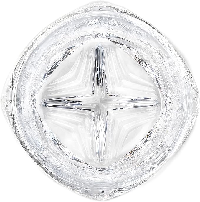 NORLAN Rauk Heavy Tumbler, 250 mL (8.5 oz) / Clear - Heavy-based Crystal Lowball Tumblers for Whiskey, Bourbon, Scotch, or Other Fine Spirits.