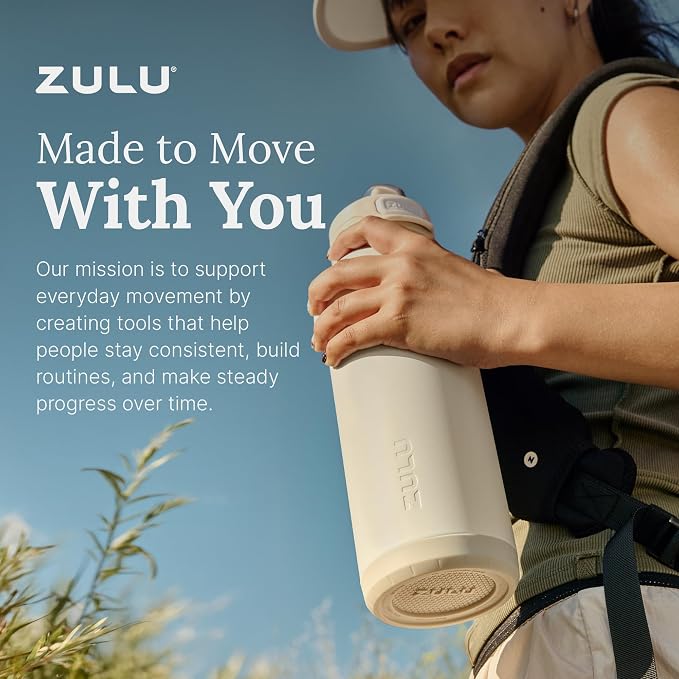 ZULU Powerfill Pro 24oz Stainless Steel Water Bottle - Glacier Drift