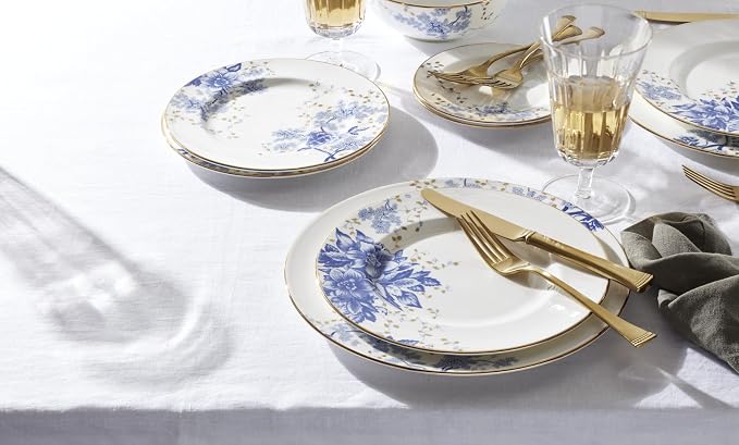 Lenox - 852028 Lenox Garden Grove 3-Piece Place Setting, 3.80 LB, Blue