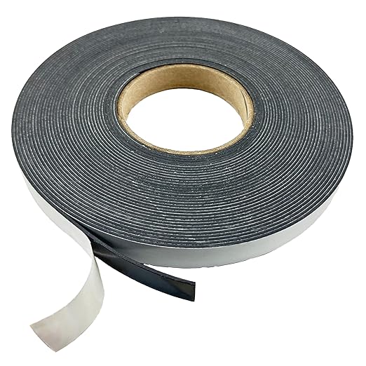 Master Magnetics ZG30A-Ax50BX Flexible Magnet Strip with Adhesive Back , 1/16" Thick, 3/4" Wide, 50 feet (1 Roll)